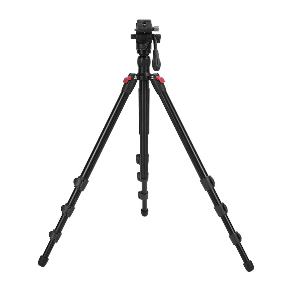 Camera Tripod, 63.89 Inch Lightweight Camera Mount Tripod Stand with Foldable Adjustable Angle Heavy Duty Structure Design, for Camera, SLR, Camcorder (TJ-2942 +)