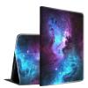 BFSEROBJ Case for All-New Kindle Fire HD 10 & 10 Plus Tablet 11th Generation 2021 Release Lightweight Smart Case PU Leather Adjustable Stand Protective Cover with Auto Wake/Sleep - Blue Purple Galaxy view 1