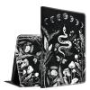 BFSEROBJ Case for Kindle Fire HD 10 Tablet 10.1" 7th/9th Generation 2017/2019 Release Lightweight Smart Case PU Leather Adjustable Stand Protective Cover with Auto Wake/Sleep - Plants and Flowers view 1