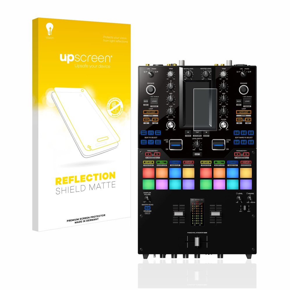 upscreen Anti-Glare Screen Protector compatible with Pioneer DJM-S11  Protection Film Matte