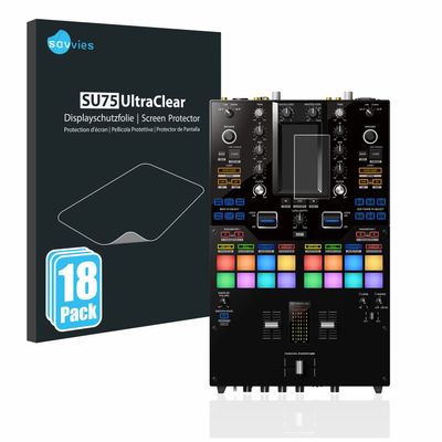 savvies 18-Pack Screen Protection Film compatible with Pioneer DJM-S11 Screen Protector Ultra Clear [Scratch Proof, Anti Fingerprint, Ultra Thin]