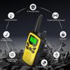 2 Way radios,Erelis Long Rang Walkie Talkies with 22 FRS Channels,Walkie Talkies for Adults with Lamp,VOX,LCD Display for Outdoor Activities (Yellow) view 3