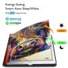 BFSEROBJ Case for 6.8" Kindle Paperwhite 11th Generation 2021 and Kindle Paperwhite Signature Edition Lightweight Smart Case Adjustable Stand Protective Cover with Auto Wake/Sleep - Colorful Cow view 3