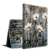 BFSEROBJ Case for All-New Fire 7 Tablet Case 7" 12th Generation 2022 Release Lightweight Smart Cover PU Leather Adjustable Stand Protective Cover with Auto Wake/Sleep - Floral Flower Butterfly view 1
