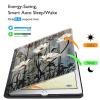 BFSEROBJ Case for All-New Fire 7 Tablet Case 7" 12th Generation 2022 Release Lightweight Smart Cover PU Leather Adjustable Stand Protective Cover with Auto Wake/Sleep - Floral Flower Butterfly view 3
