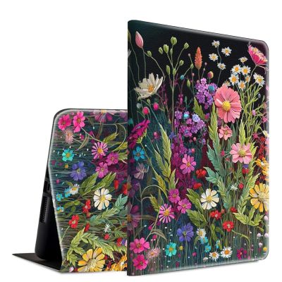 BFSEROBJ Case for 6.8" Kindle Paperwhite 11th Generation 2021 and Kindle Paperwhite Signature Edition Lightweight Smart Case Adjustable Stand Protective Cover with Auto Wake/Sleep - Floral Flower