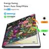 BFSEROBJ Case for 6.8" Kindle Paperwhite 11th Generation 2021 and Kindle Paperwhite Signature Edition Lightweight Smart Case Adjustable Stand Protective Cover with Auto Wake/Sleep - Floral Flower view 3