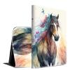 BFSEROBJ Case for 6.8" Kindle Paperwhite 11th Generation 2021 and Kindle Paperwhite Signature Edition Lightweight Smart Case Adjustable Stand Protective Cover with Auto Wake/Sleep - Cute Horse view 1