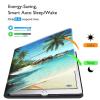 BFSEROBJ Case for 6.8" Kindle Paperwhite 11th Generation 2021 and Kindle Paperwhite Signature Edition Smart Case Adjustable Stand Protective Cover with Auto Wake/Sleep - Tropical Palm Sea Beach view 3