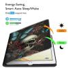 BFSEROBJ Case for 6.8" Kindle Paperwhite 11th Generation 2021 and Kindle Paperwhite Signature Edition Lightweight Smart Case Adjustable Stand Protective Cover with Auto Wake/Sleep,Blue Butterfly Skull view 3