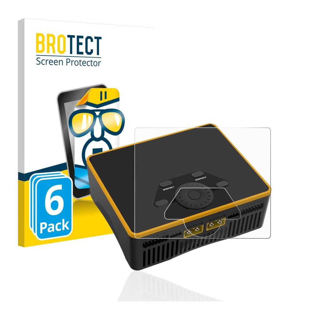brotect 6-Pack Screen Protector Compatible with Junsi iCharger DX6 - HD-Clear Protection Film
