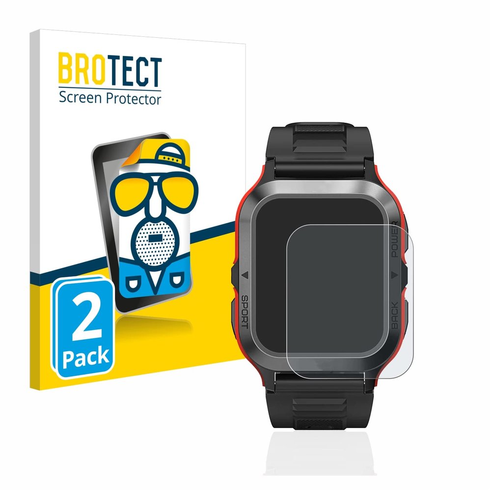 brotect Screen Protection Film 2-Pack Compatible with Kospet Tank M2 Anti Glare Screen Protector [Matte, Scratch Proof]