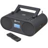 Klim Boombox B4 CD Player Portable Audio System - AM/FM Radio with CD Player MP3 Bluetooth AUX USB, Rechargeable, Remote Control, Autosleep Digital EQ (Renewed) view 1