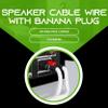 GEARit 6ft 12 AWG Y Speaker Wire & 12 Rt Angle Banana Plug view 2