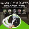 GEARit 6ft 12 AWG Y Speaker Wire & 12 Rt Angle Banana Plug view 3