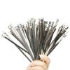 GatherTOOL 20pcs/10Pcs Stainless Steel Metal Cable Ties Zip Exhaust Wrap Coated Locking Metal Zip-Exhaust Multifunctional Locking Cable Ties (Color : 20Pcs-4.6x450mm) view 4