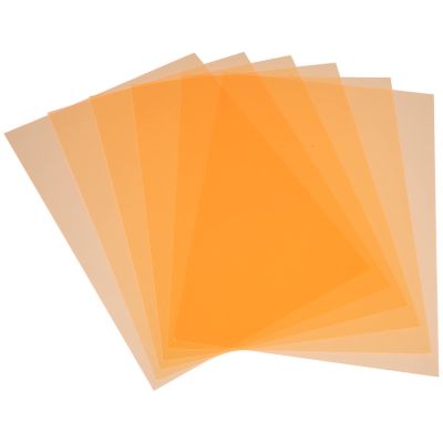 iplusmile 6pcs Colored Light Gel Filter Sheets Diffuser Film for Photography Stage Lighting and Educational Use Enhance Reading Skills for Dyslexic High Light Transmission Stable Color