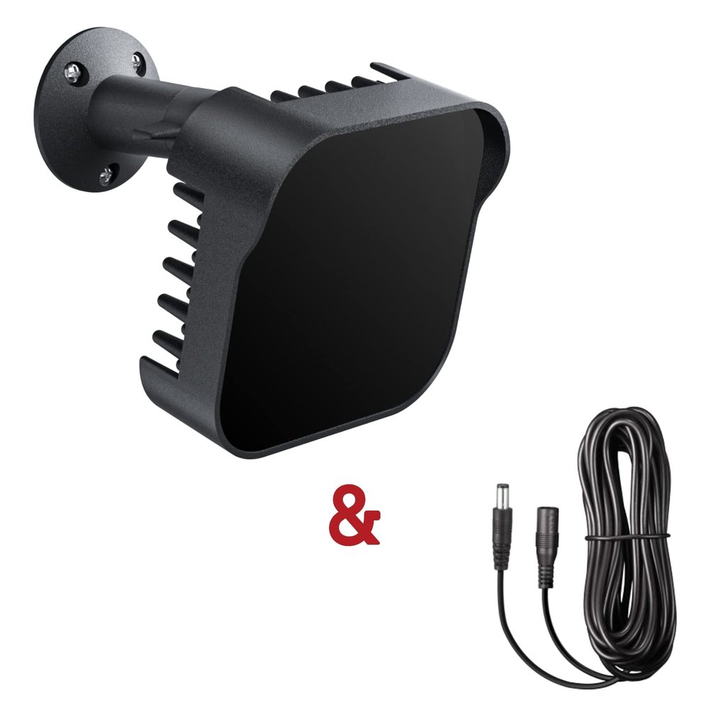 Tendelux DI20B IR Illuminator and 15ft Power Extension Cable