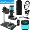 48MP 4K HDMI USB Microscope Camera for Mobile Phone Repair/Various Circuit Board Repair (Color : 48MP Camera A) view 3