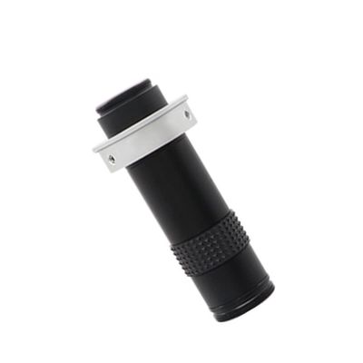 Adjustable Magnification 300X 200X 180X 130X 120X Zoom C Mount Lens for HDMI VGA USB Industry Video Soldering Microscope Camera (Color : 130X)