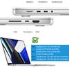 7 PCS Dust Plug Cover for MacBook Pro 14" 16" M4 M3 M2 M1, MacBook Air 13.6" 15.3" M4 M3 M2, MacBook Pro 13" M2 M1, Port Cover Dust Plug for HDMI, Thunderbolt, SD, Charger Port & Headphone view 2