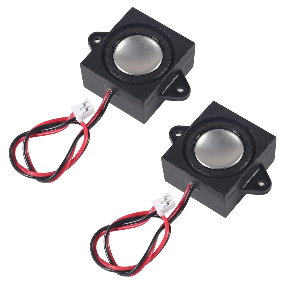 MELIFE 2pcs 3 Watt 8 Ohm Single Cavity Mini Speaker - Full-Range Mobile Portable Advertising Machine With Connector Separating Interface