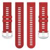 Huwokxix 22mm Watch Strap compatible with Garmin Forerunner 255/265,Adjustable Silicone Sports Wristband Replacement Band for Garmin Forerunner 255/265 (Orange + Red) view 4