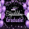 10x8ft Graduation Backdrop for Photoshoot Black and Purple Balloon Congratulations Graduate Class of 2025 Congrats Grad Party Photography Background Celebration Prom Party Backdrop Photo Booth Props view 4
