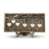 Personalized Wooden Family Tree Plaque with Custom Engraved Names view 1