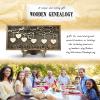 Personalized Wooden Family Tree Plaque with Custom Engraved Names view 4