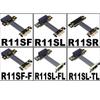 ADT-Link PCIE 4.0/3.0 X1 Riser Cable Dual 90 Degree Right Angle PCIe 3.0 x1 to x1 Extension Cable PCI Express 1x Riser Card Ribbon Extender (30cm, R11SF-F 4.0(Gen 4,Open)) view 3