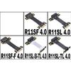 ADT-Link PCIE 4.0/3.0 X1 Riser Cable Dual 90 Degree Right Angle PCIe 3.0 x1 to x1 Extension Cable PCI Express 1x Riser Card Ribbon Extender (30cm, R11SF-F 4.0(Gen 4,Open)) view 4