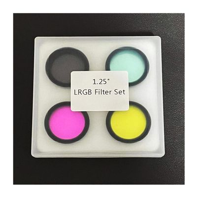 Telescope Accessory Set 1.25/2 inch LRGB Filter Set for Astrophotography Deep Space Photography Filter and Planetary CCD Imaging Telescope Camera (Color : 1.25 LRGB Set)