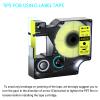 GREENCYCLE Label Maker Tape 45018 S0720580 Compatible for DYMO D1 1/2" (12mm) x 23ft (7m) for LabelManager 210D 220P 260P 160 280 420P 350 360D 450 COLORPOP LMPnP LP250 (Black Print on Yellow, 2 Pack) view 3