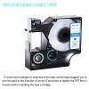 GREENCYCLE Label Maker Tape 45014 S0720540 Compatible for DYMO D1 1/2" (12mm) x 23ft (7m) for LabelManager 210D 220P 260P 160 280 420P 350 360D 450 COLORPOP LMPnP LP250 (Blue Print on White, 10 Pack) view 3
