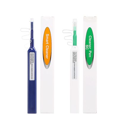2pcs Fiber Optic Cleaner,Fiber Optic Connectors Cleaning Pen Over 800 Times
