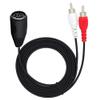 Qaoquda DIN 8 Pin to RCA Cable, 8-Pin Din Female to 2 RCA Male Audio Adapter Cable for Electrophonic Bang & Olufsen, Naim, Quad Stereo Systems (DIN 8Pin F/2RCA M 1.5M/5Feet) view 1