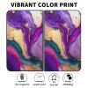 AIRWEE Case for Microsoft Surface Duo Case,Surface Duo Leather Case 2020, Ultra Slim Hard PC Back Case Protective Fold Cover Case for Microsoft Surface Duo,Elegant Marble view 2