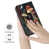 AIRWEE Case for Microsoft Surface Duo Case,Surface Duo Leather Case 2020, Ultra Slim Hard PC Back Case Protective Fold Cover Case for Microsoft Surface Duo,Mushroom Moon Night view 3