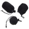 SUPVOX 3pcs Camera Lens Bags Drawstring Pouch Neoprene Case Lens Storage Outdoor Use view 1