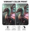 AIRWEE Case for Microsoft Surface Duo Case,Surface Duo Leather Case 2020, Ultra Slim Hard PC Back Case Protective Fold Cover Case for Microsoft Surface Duo,Animal Dragon view 2