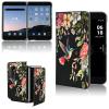 AIRWEE for Microsoft Surface Duo 2 Case for Women Men, Ultra Slim Hard PC Shookproof Fold Case Protective Cover for Microsoft Surface Duo 2 2nd 2021,Bird and Flowers view 1