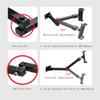 Wall Mount Tablet Holder Swivel Aluminum 360Rotation Tablet Stand Wall Mount Stand Wall Extendable Tablets Holder Swivel with Arm for Screen Kitchen Wall Mounted brackets,for Tablets/Phone 7"-13" view 4