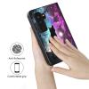 AIRWEE for Microsoft Surface Duo 2 Case for Women Men, Ultra Slim Hard PC Shookproof Fold Case Protective Cover for Microsoft Surface Duo 2 2nd 2021,Cat Looking Starry Sky view 3