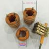 3 Ways,Generator Collector Ring,Bus Rings,Motor Collecting Ring,3 Conductive Copper Slip Ring + Carbon Brush (Inner diameter 40mm) view 2