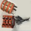 3 Ways,Generator Collector Ring,Bus Rings,Motor Collecting Ring,3 Conductive Copper Slip Ring + Carbon Brush (Inner diameter 35mm) view 4