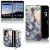 AIRWEE for Microsoft Surface Duo 2 Case for Women Men, Ultra Slim Hard PC Shookproof Fold Case Protective Cover for Microsoft Surface Duo 2 2nd 2021,Watercolor Dragonfly view 1