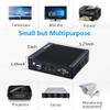 VNOPN Micro Firewall Appliance Fanless Mini PC N3700 Quad Core, 4xIntel 2.5GbE i225/i226 Intel 4 Ports Dual HD, 8GB DDR3 128GB mSATA SSD Support AES NI Network Router Box No Wi-Fi (8G+128G) view 4