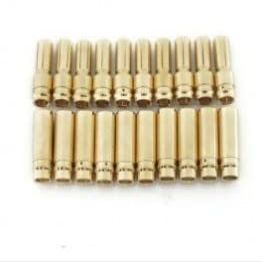 10 Pairs* Gold Coated Banana Bullet Connector Set 5.0mm