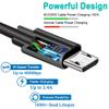 GUY-TECH Micro USB Data/Charging Cable Cord Compatible with Sammsung Galaxy S2/S3/S4 4G ETAOU60JBE ETA0U60JBE view 3